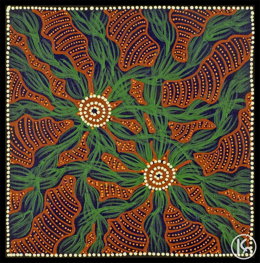 Wild Bush Yam Dreaming (0841038), Colleen Wallace Nungari