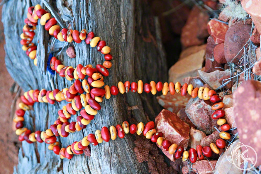 Ininti Seed Necklace (AN12045244), Annie Nelson Napangardi