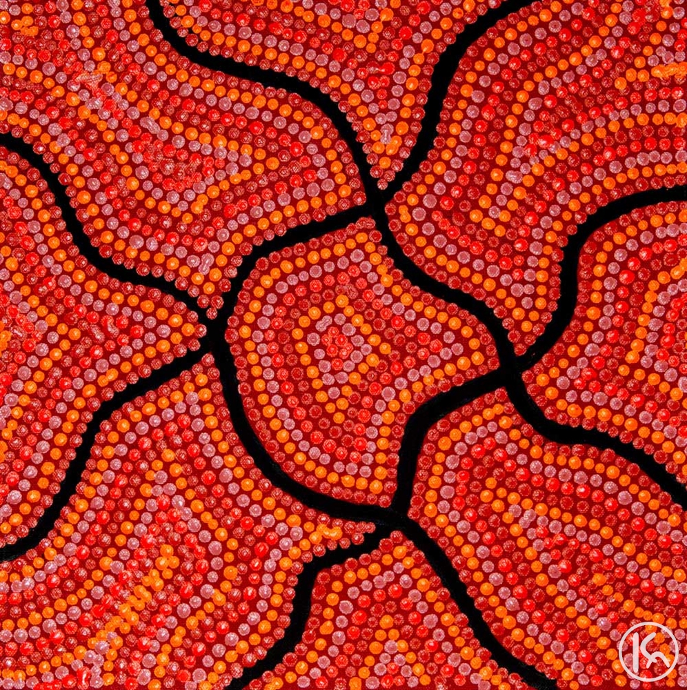 Water Dreaming (204314), Nathania Nangala Granites